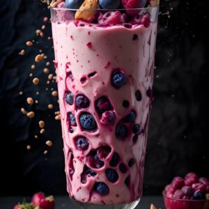 cocktail, healthy, ai generated, smoothie, juice, vegan, dessert, blue berry, homemade, fruits, cold drink, kitchen, snack, drink, juice glass, freshness, ice cream, cream, organic