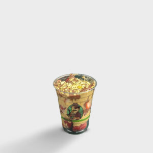 Strawberry Cup with Kunafa Filling